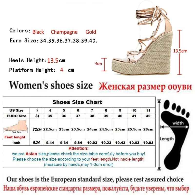  Ladies High Heels Summer Wedges Shoes