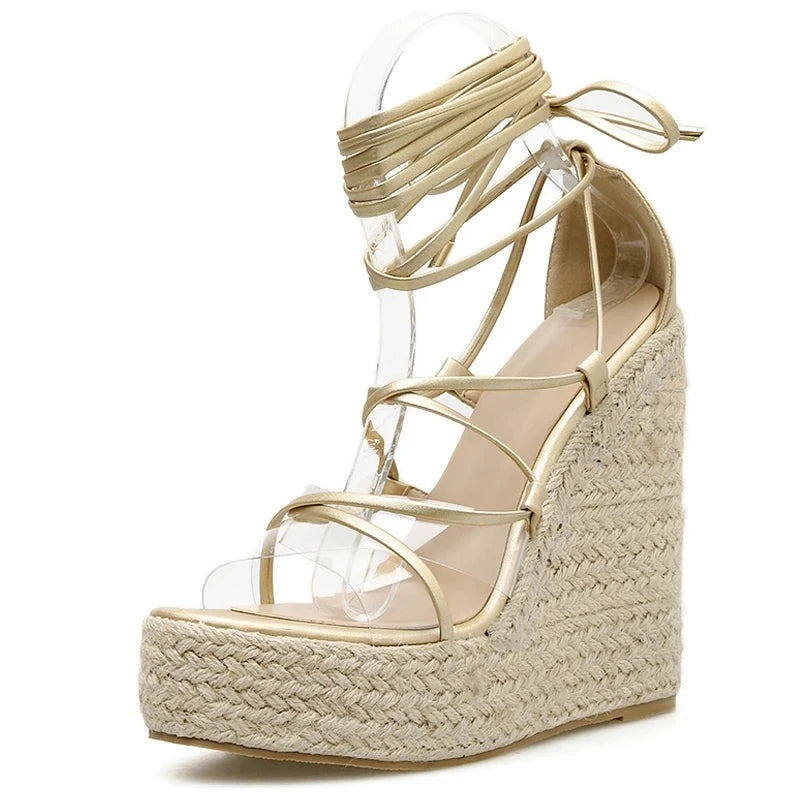  Ladies High Heels Summer Wedges Shoes