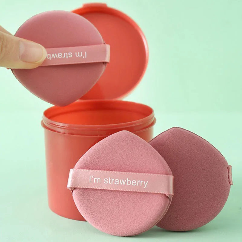 7Pcs/box Strawberry Cosmetic Puff